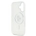 Karl Lagerfeld IML Glitter Karl and Choupette MagSafe Case Защитный чехол для iPhone 16 / прозрачный