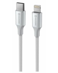 Swissten Textile II USB-C - Lightning Kабель для передачи данных и зарядки 1.5m