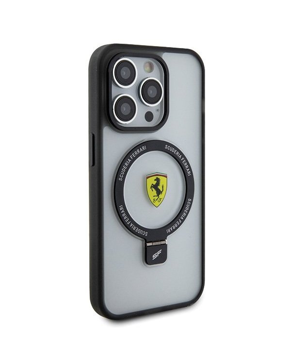 Ferrari Ring Stand MagSafe Back Case Защитный Чехол для Apple iPhone 15 Pro