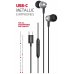 Swissten Metallic USB-C Наушники