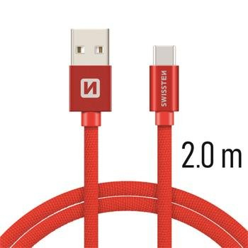 Swissten Textile Универсальный Quick Charge 3.1 USB-C USB Кабель данных 2м