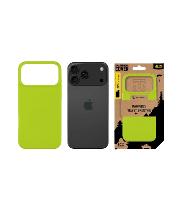Tactical MagForce Velvet Smoothie Cover Защитный чехол для Apple iPhone 17 Pro Max / авокадо