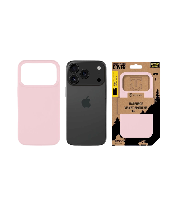 Tactical MagForce Velvet Smoothie Cover Защитный чехол для Apple iPhone 17 Pro / розовая пантера