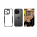 Tactical Quantum Stealth Cover Защитный чехол для Apple iPhone 16 Pro / прозрачный/чёрный