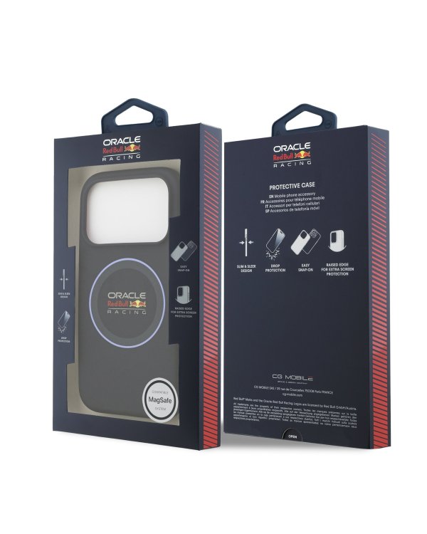 Red Bull Silicone Blue Ring MagSafe Case Чехол для Apple iPhone 17 Pro