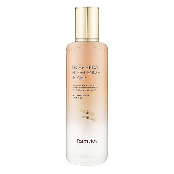 FarmStay Rice & Bifida Brightening Toner 120 ml Тонер для лица
