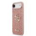 Обложка книги «Guess PU Fixed Glitter 4G Metal Logo Case Защитный чехол для iPhone Air / розовый»