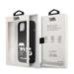 Karl Lagerfeld MagSafe Liquid Silicone Karl and Choupette Защитный чехол для iPhone 14 Plus / чёрный