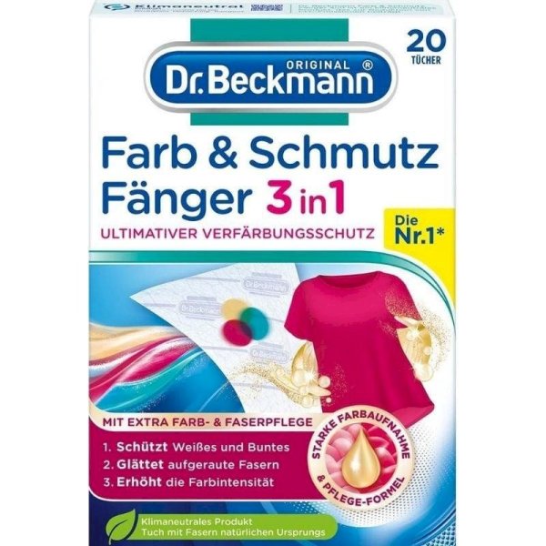 Dr. Beckmann 186145 Салфетки для сбора краски и грязи 20 шт.