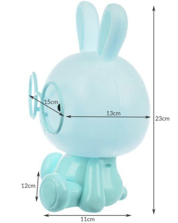 RoGer Ночной свет LED Лампа 23cm / Заяц / Синий