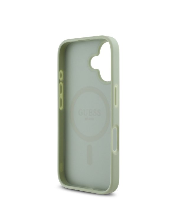 Guess PU Grained Classic Logo MagSafe Case Чехол для Apple iPhone 16