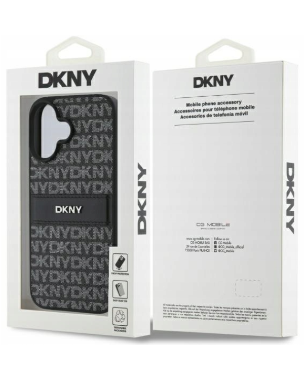 DKNY Texture Pattern Tonal Stripe Защитный Чехол для Apple iPhone 16