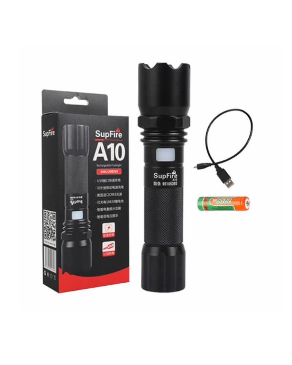 Superfire A10 Фонарик 550lm / USB