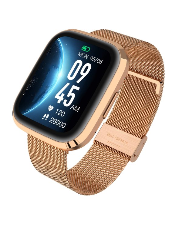 Garett GRC STYLE Gold steel Умные часы IPS / Bluetooth / IP68 / SMS