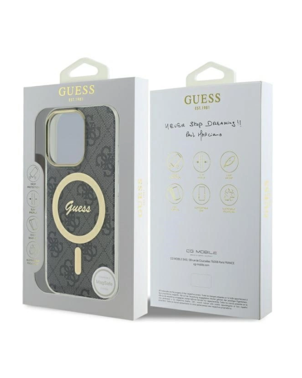Guess IML 4G MagSafe Защитный Чехол для Apple iPhone 16 Pro