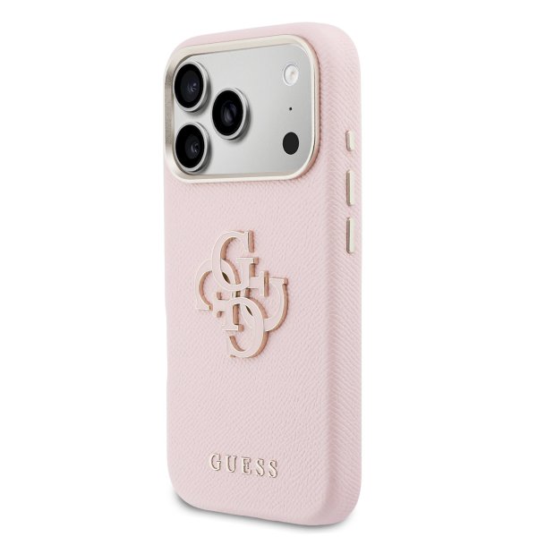 Guess PU Resin Logo Case Чехол для Apple iPhone 17 Pro Max