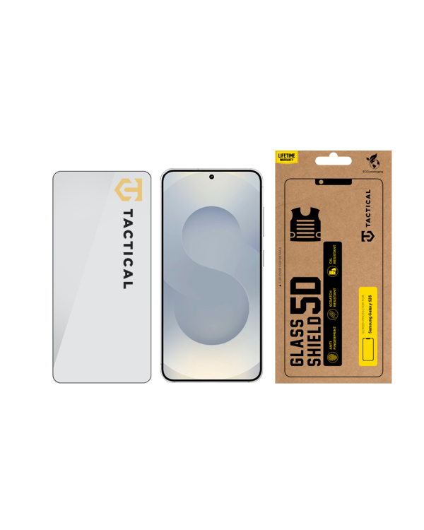 Tactical Glass Shield 5D Защитное стекло для Samsung Galaxy S26 / чёрный