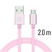 Swissten Textile Quick Charge Универсальный Micro USB Кабель данных 2.0m