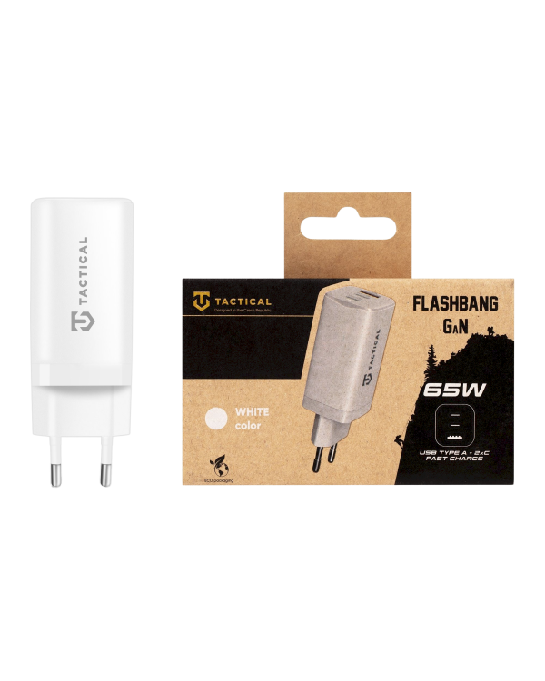Дополнительное изображение книги «Tactical FlashBang GaN Charger Зарядное устройство 65W / белый»