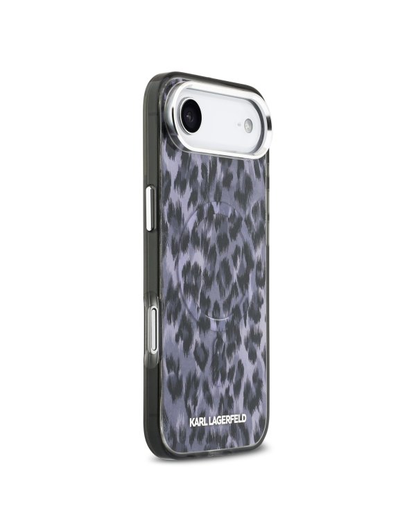 Karl Lagerfeld IML Leopard MagSafe Case Защитный чехол для iPhone Air / серый