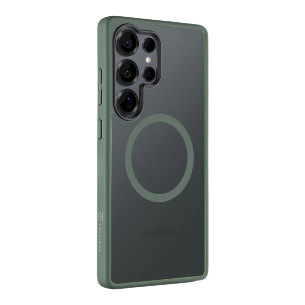 Обложка книги «Tactical MagForce Hyperstealth Cover Защитный чехол для Samsung Galaxy S25 Ultra / лесной зелёный»