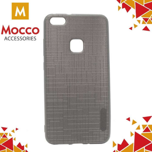 Mocco Cloth Силиконовый чехол с текстурой для Samsung G955 Galaxy S8 Plus Серый