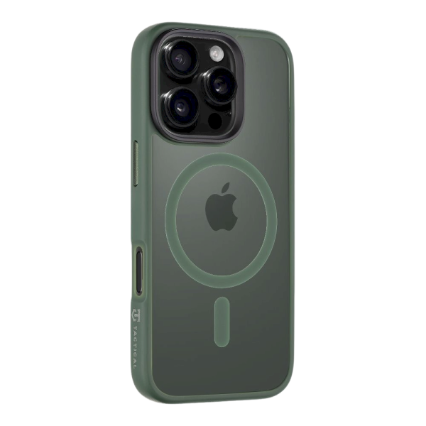 Обложка книги «Tactical MagForce Hyperstealth Cover Защитный чехол для iPhone 16 Pro / лесной зелёный»