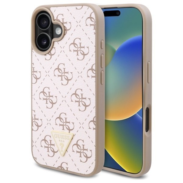 Guess New 4G Triangle Защитный Чехол для Apple iPhone 16 Plus