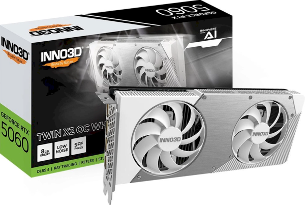 INNO3D Nvidia GeForce RTX 5060 Twin X2 OC Видеокарта 8GB GDDR7