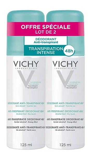 Vichy Deodorant Набор антиперспирантов 48H / 2 x 125 ml