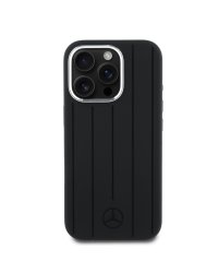 Mercedes Liquid Silicon Stripes and Pattern MagSafe Case Чехол для Apple iPhone 16 Pro