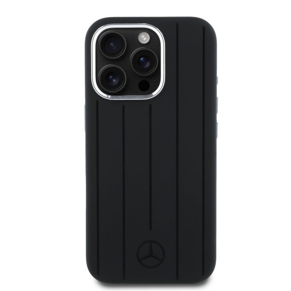 Mercedes Liquid Silicon Stripes and Pattern MagSafe Case Чехол для Apple iPhone 16 Pro Mercedes Liquid Silicon Stripes and Pattern MagSafe Case Чехол для Apple iPhone 16 Pro