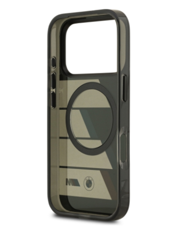 BMW M IML Metal Buttons Tricolor Lines MagSafe Case Защитный Чехол для Apple iPhone 17 Pro Max