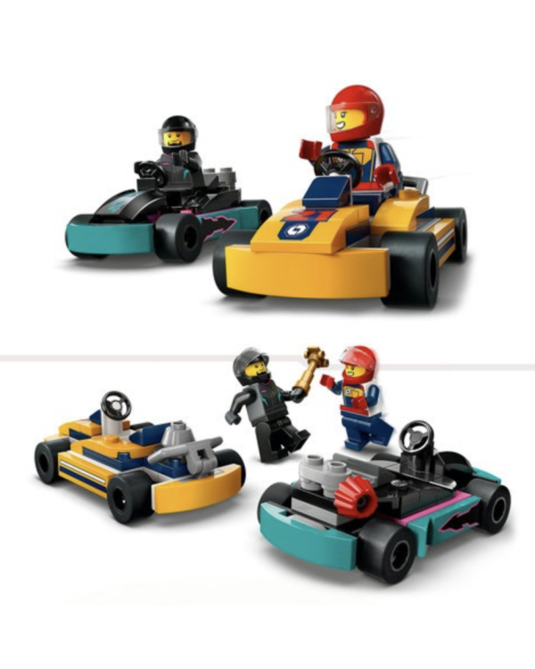 LEGO 60400 Go-Karts and Race Drivers Конструктор