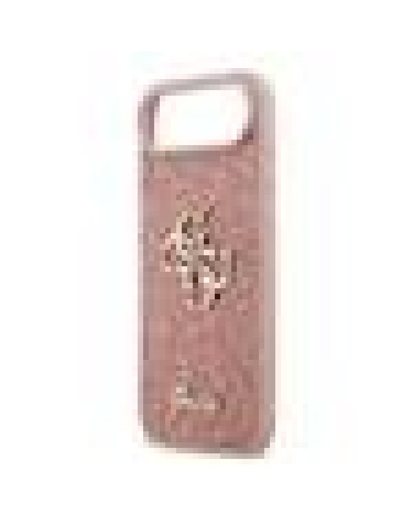 Дополнительное изображение книги «Guess PU Fixed Glitter 4G Metal Logo Case Защитный чехол для iPhone Air / розовый»