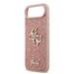 Дополнительное изображение книги «Guess PU Fixed Glitter 4G Metal Logo Case Защитный чехол для iPhone Air / розовый»