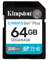 Kingston Canvas Go Plus Gen4 Карта памяти 64GB