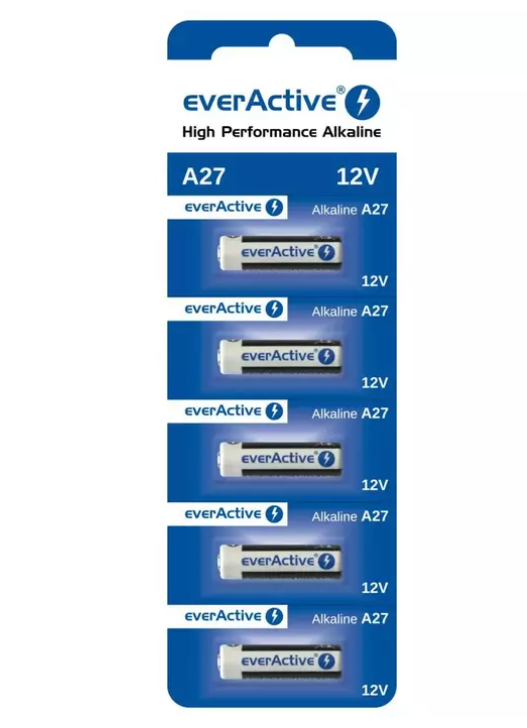 EverActive 27A5BL Батарейки 27A / 12V / 5шт.