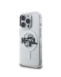 Karl Lagerfeld IML Glitter Karl and Choupette Sketch MagSafe Case Чехол для Apple iPhone 16 Pro Max