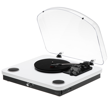 Adler AD1914 Turntable Audio System / white