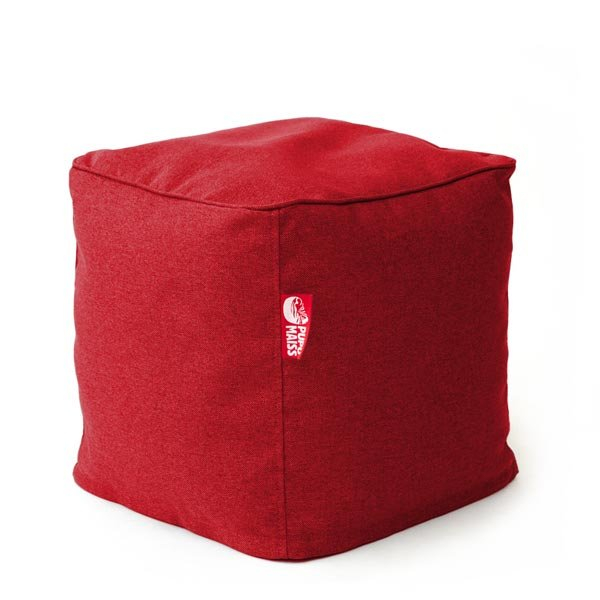 Mocco Pupu Maiss Пуф CUBE COZY 40x40x40 см из мебельная ткань Kрасный