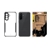 Tactical Quantum Stealth Cover Защитный чехол для Samsung Galaxy A36 5G / прозрачный/чёрный