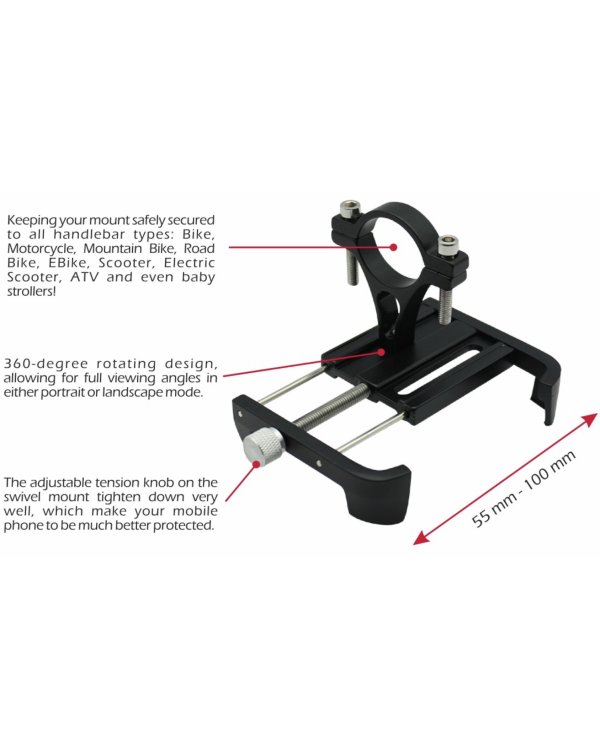 Swissten BM1 Держатель Телефона Для Велосипеда 4-7"
