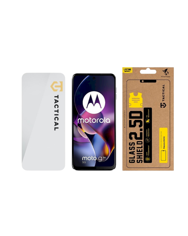 Tactical Glass Shield 2.5D Защитное стекло для Motorola G54 5G/Power Edition / прозрачный