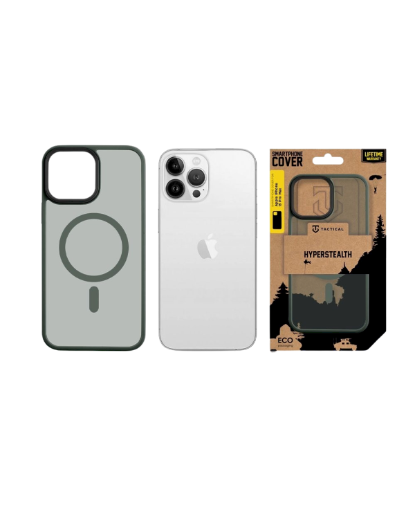 Дополнительное изображение книги «Tactical MagForce Hyperstealth Cover Защитный чехол для iPhone 13 Pro Max / лесной зелёный»