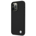 BMW BMHCP13LSILBK Back Case Кожанный Чехол для телефона Apple iPhone 13 Pro