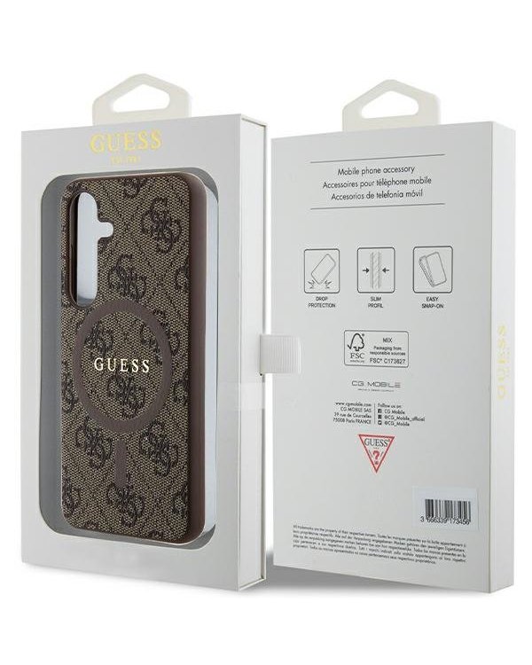 Guess GUHMS24SG4GFRW Чехол для Samsung Galaxy S24