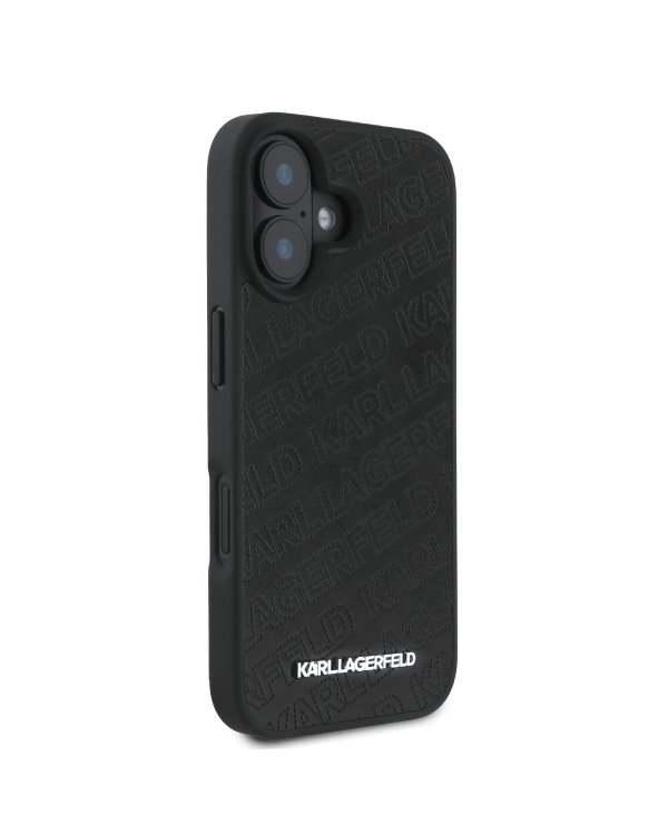 Дополнительное изображение книги «Karl Lagerfeld PU Quilted Pattern Case Защитный чехол для iPhone 16 / чёрный»