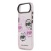 Karl Lagerfeld IML Multi Karl and Choupette Heads Case Защитный чехол для iPhone Air / розовый