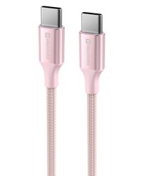 Swissten Textile II USB-C - USB-C Kабель для передачи данных и зарядки 1.5m
